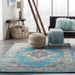 Nourison passion nourison psn03 light blue Blue Living Room  Rug.