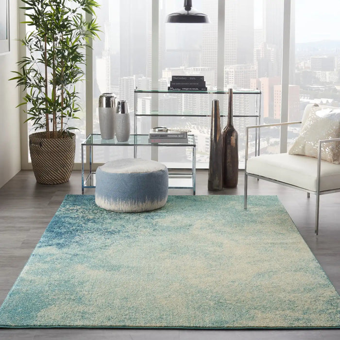 Nourison passion nourison psn10 navy light blue Blue, Ivory, Navy Living Room  Rug.