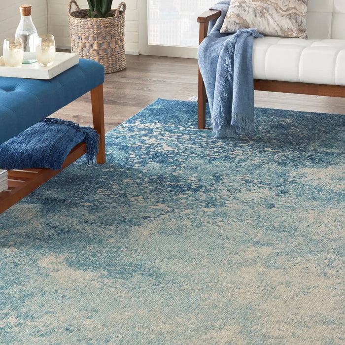 Nourison passion nourison psn10 navy light blue Blue, Ivory, Navy Living Room  Rug.