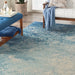 Nourison passion nourison psn10 navy light blue Blue, Ivory, Navy Living Room  Rug.