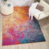 Nourison passion nourison psn10 sunburst Multicoloured Living Room  Rug.