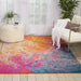 Nourison passion nourison psn10 sunburst Multicoloured Living Room  Rug.