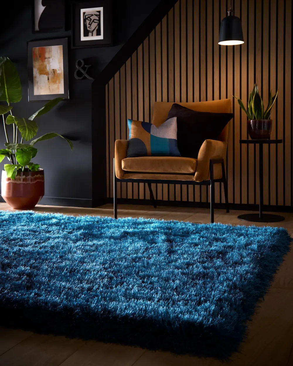 Extravagance Teal Rug | Hard-wearing & Durable — RugsDirect Online