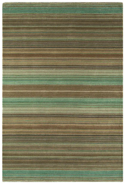 Asiatic pimlico green Green, Multicoloured Living Room Wool Rug.