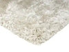Asiatic plush pearl Ivory Living Room Shaggy Rug.
