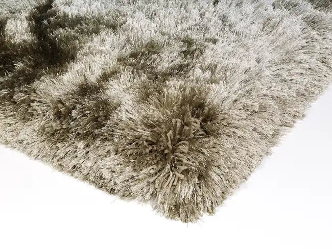 Asiatic plush plush taupe Brown, Beige Living Room Shaggy Rug.