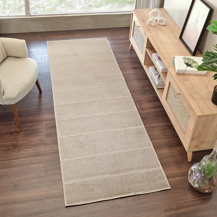 Cascade Our Pnw Home X Livabliss Scandi High Pile Light Brown Rug