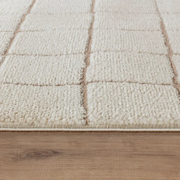 AMINA Our PNW Home x Livabliss Scandi High Pile Ivory Rug