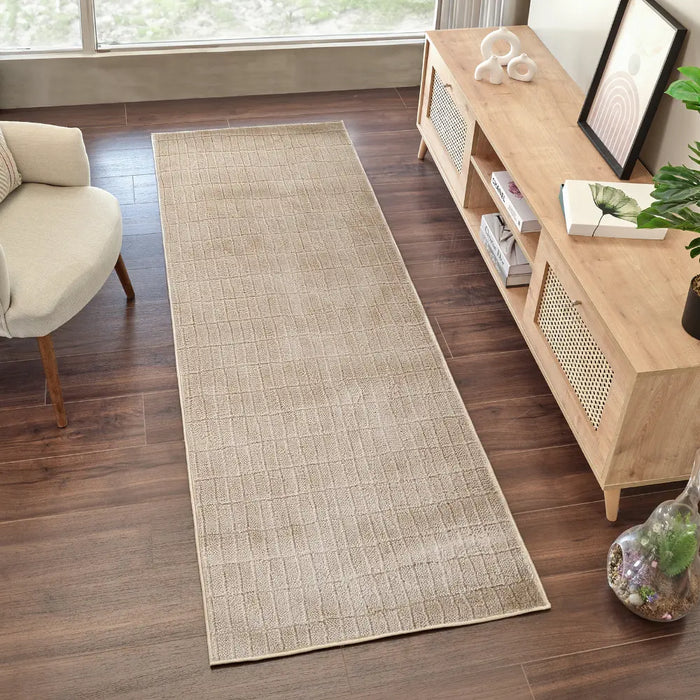 ELIANA Our PNW Home x Livabliss Scandi High Pile Light Beige Rug