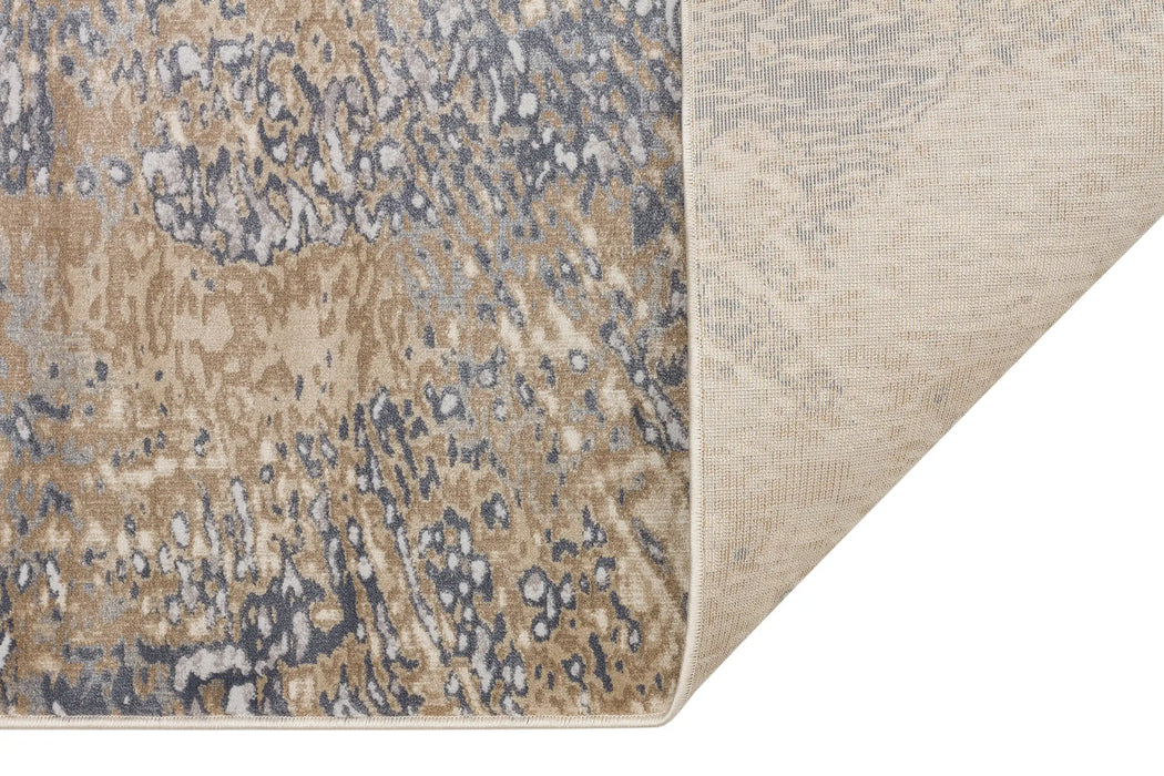 Concept Looms pollo poll109 taupe grey Brown, Grey Living Room  Rug.