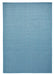 Think Rugs pop outdoors blue Blue Living Room Flat Weave Rug.