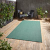 Think Rugs pop outdoors dark green Green Living Room Flat Weave Rug.