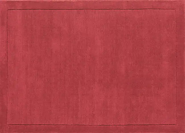 Asiatic york york poppy Red Living Room Wool Rug.