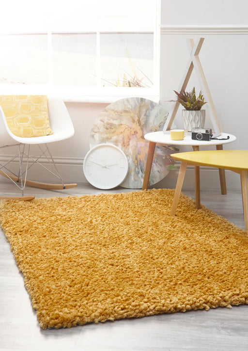 Origins origins portland ochre Yellow Living Room  Rug.