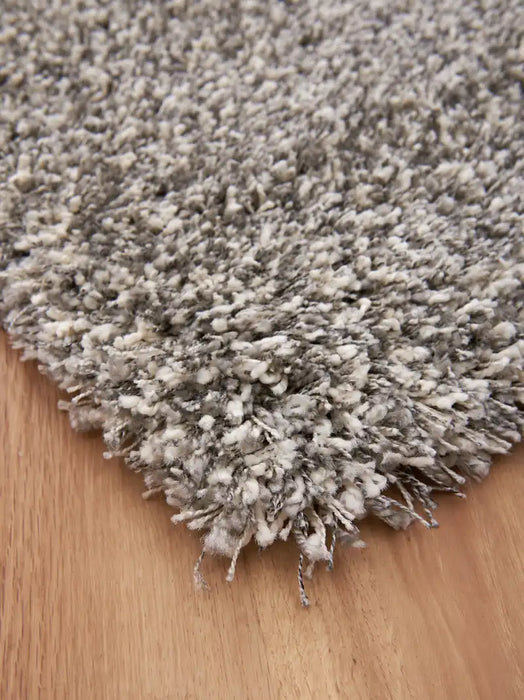 Mastercraft twilight 39001 6699 ivory silver Ivory Living Room Shaggy Rug.