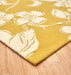 Asiatic devore matrix max15 yellow Yellow, Ivory  Wool Rug.