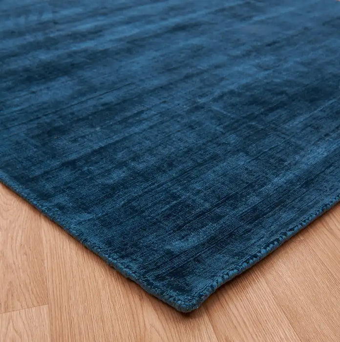 Asiatic blade teal Blue, Teal Living Room  Rug.