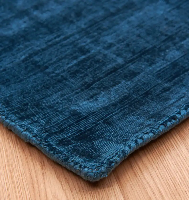 Asiatic blade teal Blue, Teal Living Room  Rug.