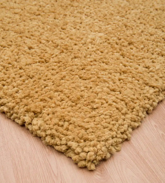 Asiatic asiatic spiral mustard Yellow Living Room Shaggy Rug.