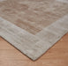 Asiatic blade border putty champagne Beige Living Room  Rug.