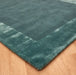 Asiatic ascot aqua blue Blue Living Room Wool Rug.