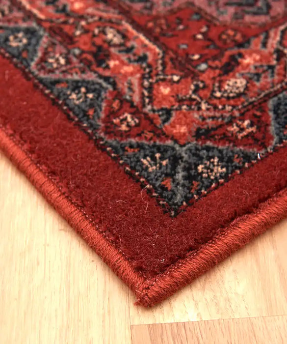 Mastercraft kashqai 4302 300 red Red Living Room Wool Rug.