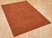 Asiatic york york terracotta Orange Living Room Wool Rug.