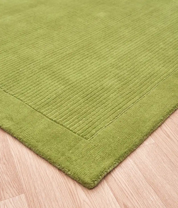Asiatic york york green Green Living Room Wool Rug.