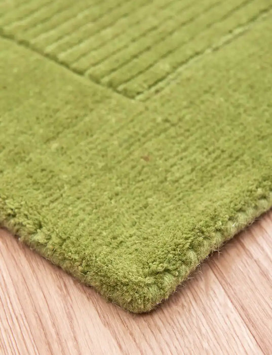 Asiatic york york green Green Living Room Wool Rug.