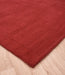Asiatic york york poppy Red Living Room Wool Rug.