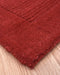 Asiatic york york poppy Red Living Room Wool Rug.