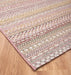 Mastercraft brighton 98570 9008 Multicoloured, Pink Living Room Flat Weave Rug.