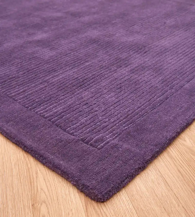 Asiatic york york purple Purple Living Room Wool Rug.