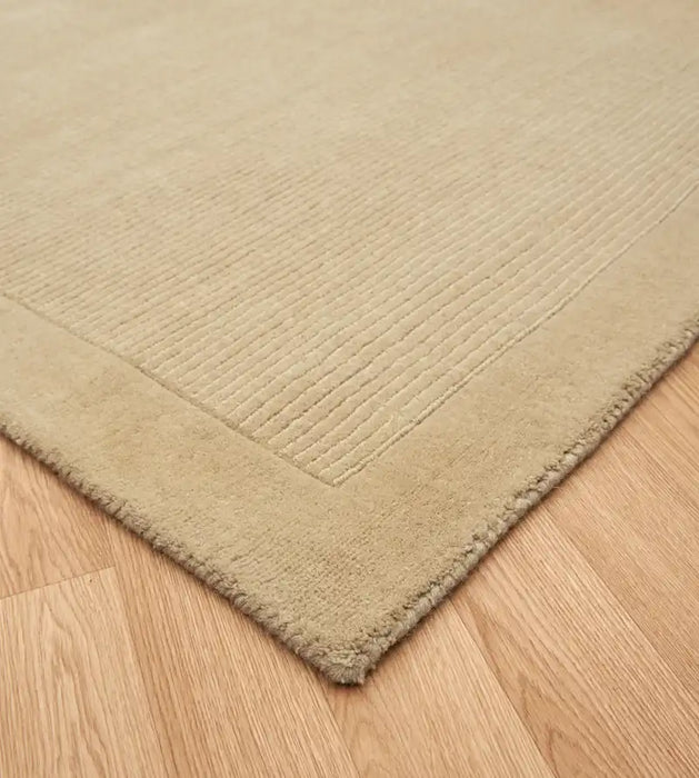Asiatic york york beige Beige Living Room Wool Rug.