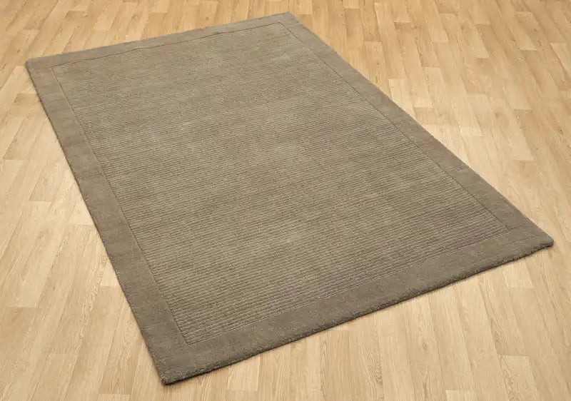 Asiatic york york taupe Brown, Beige Living Room Wool Rug.