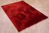 Asiatic whisper mars Red Living Room Shaggy Rug.
