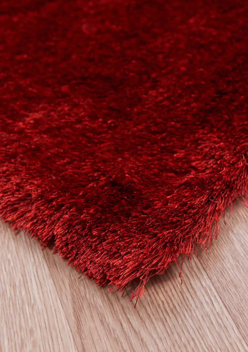 Asiatic whisper mars Red Living Room Shaggy Rug.