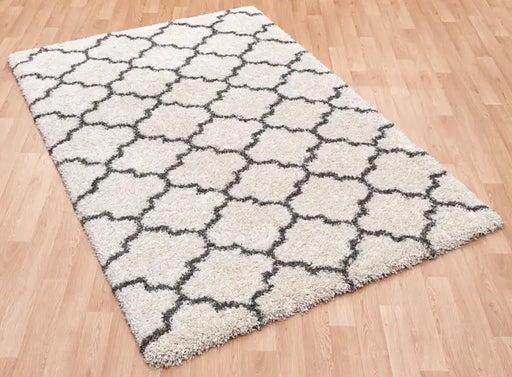 Asiatic logan lg10 Ivory Living Room Shaggy Rug.