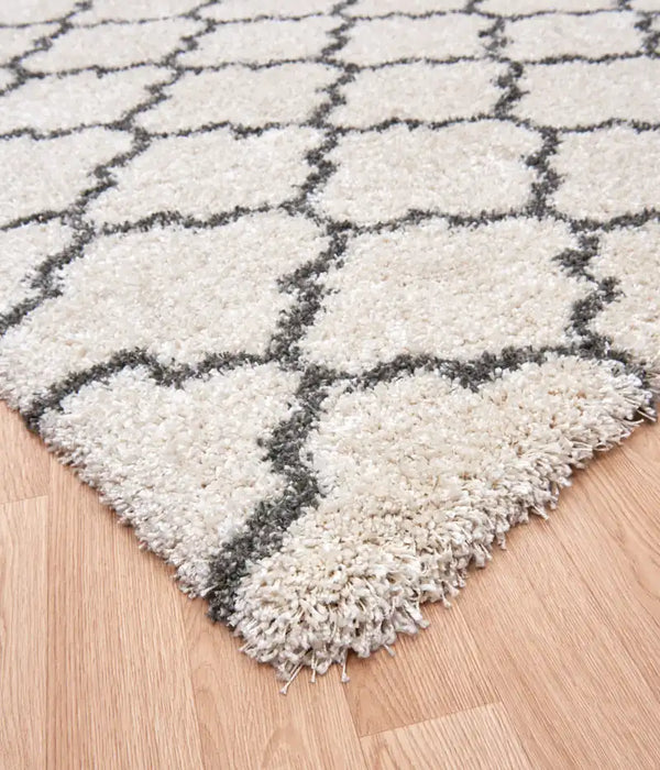 Asiatic logan lg10 Ivory Living Room Shaggy Rug.