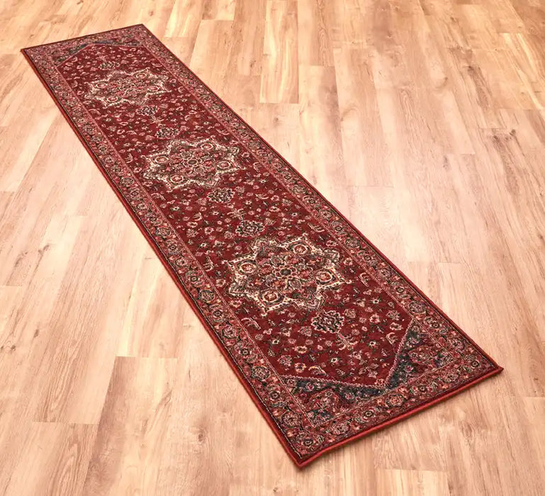 Mastercraft kashqai 4354 300 red Red Living Room Wool Rug.