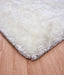 Asiatic plush plush white Ivory Living Room Shaggy Rug.