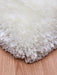 Asiatic plush plush white Ivory Living Room Shaggy Rug.