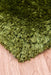 Asiatic plush green Green Living Room Shaggy Rug.
