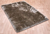 Asiatic plush plush taupe Brown, Beige Living Room Shaggy Rug.