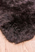 Asiatic plush plush dark chocolate Brown Living Room Shaggy Rug.
