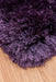 Asiatic plush plush purple Purple Living Room Shaggy Rug.