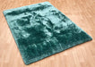 Asiatic plush plush ocean Blue, Green Living Room Shaggy Rug.