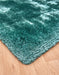 Asiatic plush plush ocean Blue, Green Living Room Shaggy Rug.