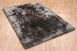 Asiatic plush zinc Grey Living Room Shaggy Rug.