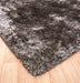 Asiatic plush zinc Grey Living Room Shaggy Rug.